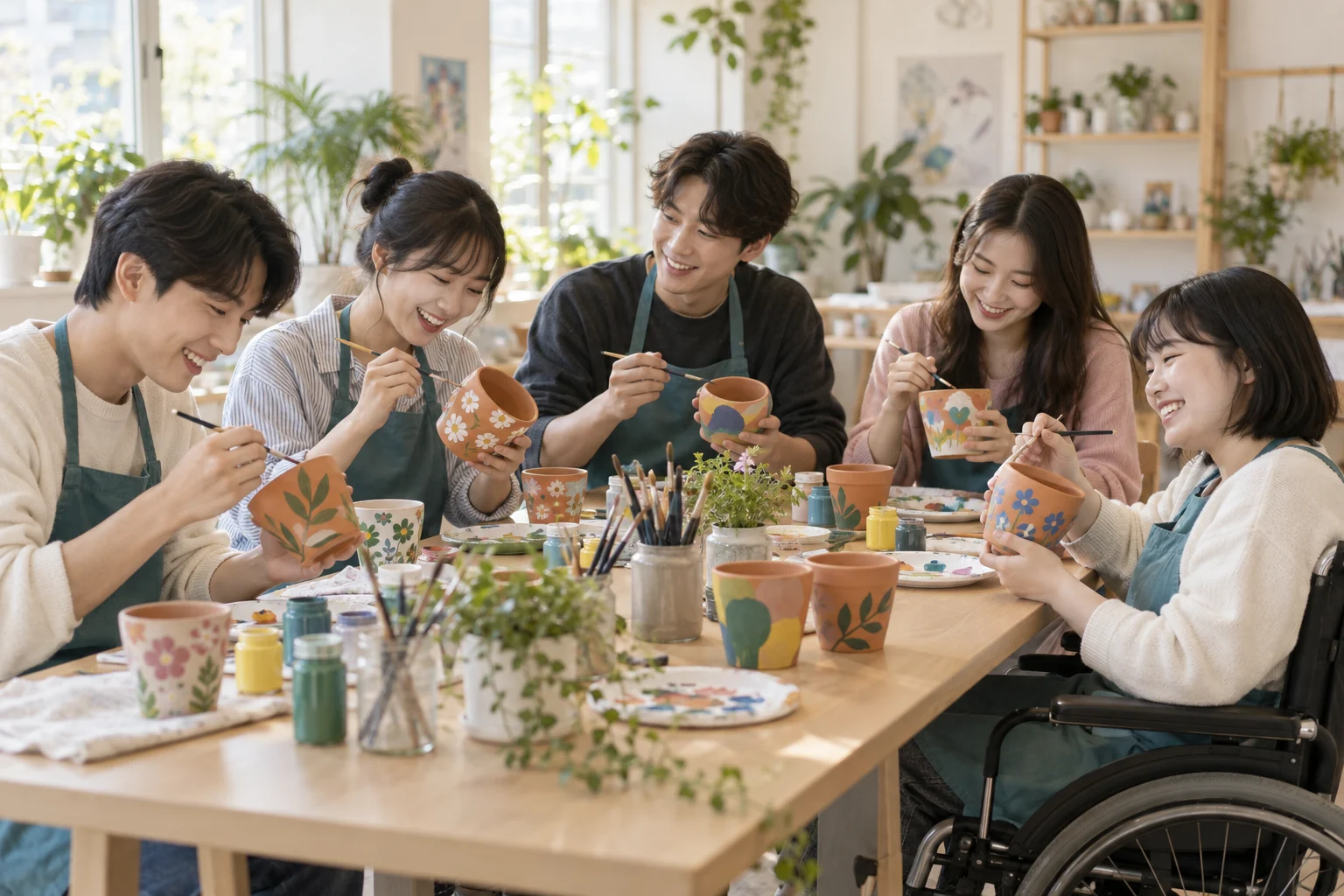 서로 다른 색으로 완성한, 우리만의 오후 콘셉트